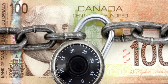 locked canadian money